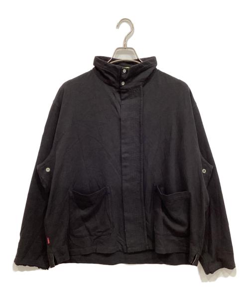 LEVI'S（リーバイス）LEVI'S (リーバイス) KIKO KOSTADINOV (キコ・コスタディノフ) JERSEY CARDIGAN ブラック サイズ:Lの古着・服飾アイテム