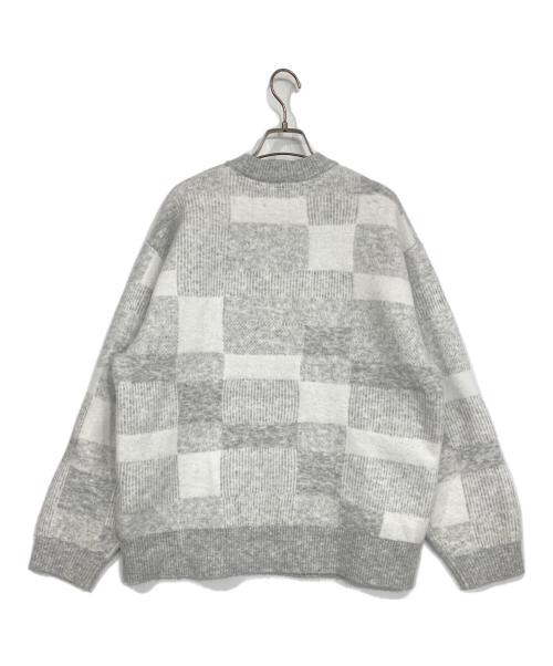 KITH（キス）KITH (キス) Lewis Check Sweater グレー サイズ:XSの古着・服飾アイテム
