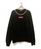 uniform experimentユニフォームエクスペリメント）の古着「LATTERIA SWEATSHIRT/ラッテリアスウェットシャツ」｜ブラック