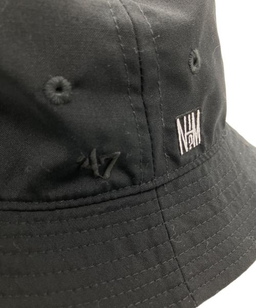 N.HOOLYWOOD×’47（エヌハリウッド コンパイル フォーティーセブン）N.HOOLYWOOD×’47 (エヌハリウッド コンパイル フォーティーセブン) バケットハット ブラックの古着・服飾アイテム