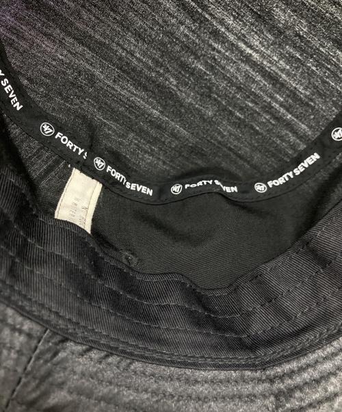 N.HOOLYWOOD×’47（エヌハリウッド コンパイル フォーティーセブン）N.HOOLYWOOD×’47 (エヌハリウッド コンパイル フォーティーセブン) バケットハット ブラックの古着・服飾アイテム