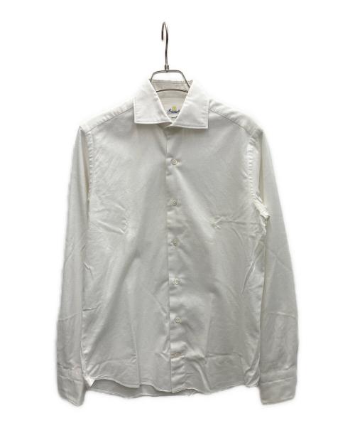 giannetto（ジャンネット）giannetto (ジャンネット) vinci fitシャツ ホワイト サイズ:SIZE 14 1/2の古着・服飾アイテム