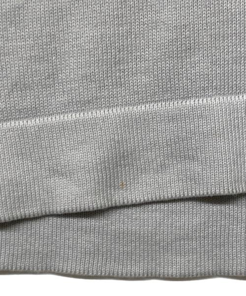 GRAN SASSO（グランサッソ）GRAN SASSO (グランサッソ) 12ゲージコットンS/Sクルーネックニット ライトグレー サイズ:size44の古着・服飾アイテム