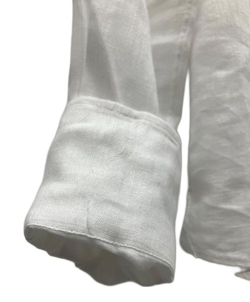 giannetto（ジャンネット）giannetto (ジャンネット) リネンシャツ ホワイト サイズ:SIZE 14 1/2の古着・服飾アイテム