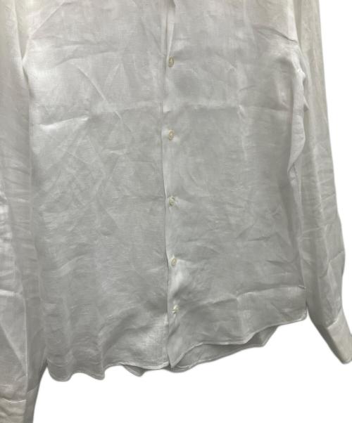 giannetto（ジャンネット）giannetto (ジャンネット) リネンシャツ ホワイト サイズ:SIZE 14 1/2の古着・服飾アイテム