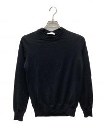 COSTANZA（コスタンザ）の古着「ウールクルーネックニット」｜ブラック