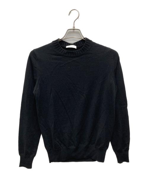 COSTANZA（コスタンザ）COSTANZA (コスタンザ) ウールクルーネックニット ブラック サイズ:44の古着・服飾アイテム