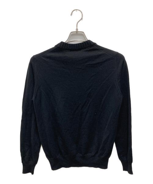 COSTANZA（コスタンザ）COSTANZA (コスタンザ) ウールクルーネックニット ブラック サイズ:44の古着・服飾アイテム