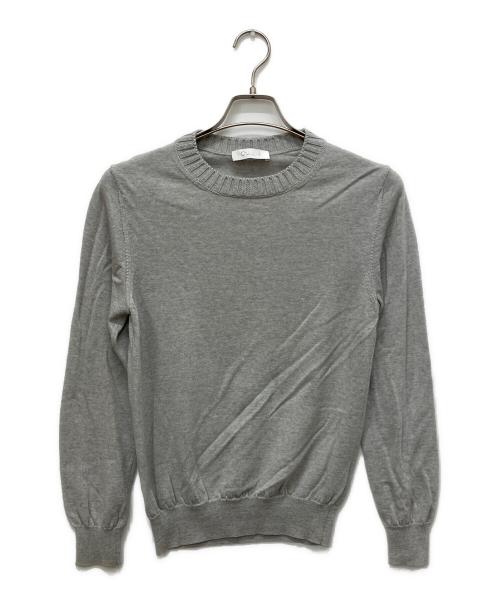 Cruciani（クルチアーニ）CRUCIANI (クルチアーニ) ウールクルーネックニット グレー サイズ:44の古着・服飾アイテム