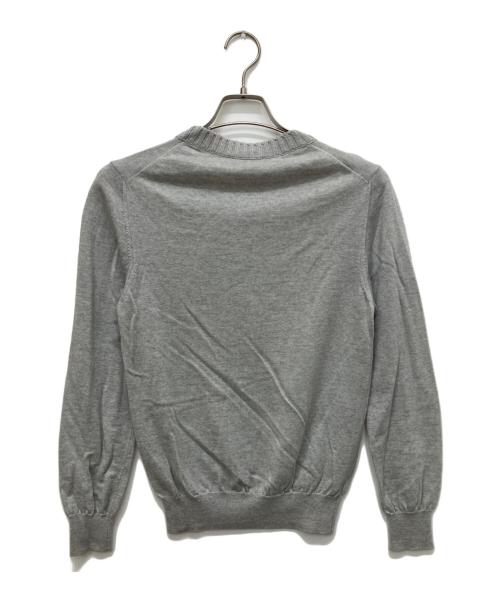Cruciani（クルチアーニ）CRUCIANI (クルチアーニ) ウールクルーネックニット グレー サイズ:44の古着・服飾アイテム