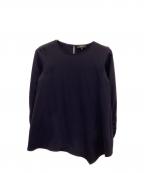 theory luxeセオリーリュクス）の古着「プルオーバーブラウス」｜ブラック