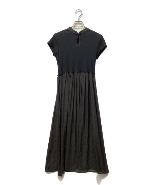 VIVIENNE TAM（ヴィヴィアンタム）VIVIENNE TAM (ヴィヴィアンタム) ペイズリー柄シアーワンピース ブラック サイズ:38の古着・服飾アイテム