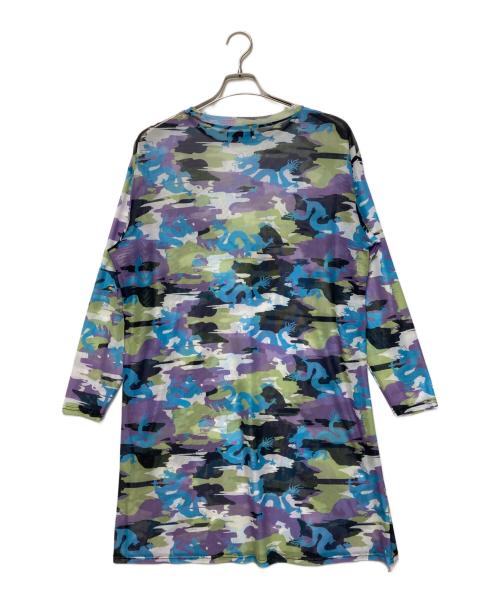 VIVIENNE TAM（ヴィヴィアンタム）VIVIENNE TAM (ヴィヴィアンタム) ドラゴンカモフラワンピース パープル サイズ:38の古着・服飾アイテム