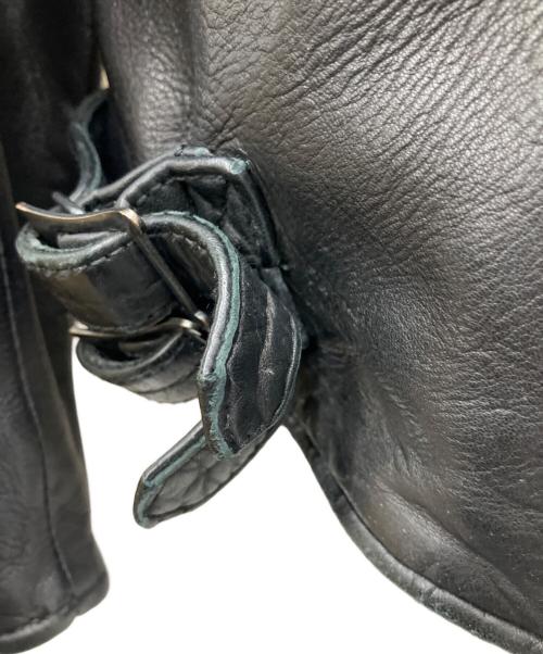 nano&co（ナノアンドコー）nano&co (ナノアンドコー) ラムレザージャケット ブラック サイズ:SIZE Mの古着・服飾アイテム