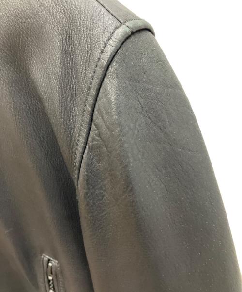 nano&co（ナノアンドコー）nano&co (ナノアンドコー) ラムレザージャケット ブラック サイズ:SIZE Mの古着・服飾アイテム