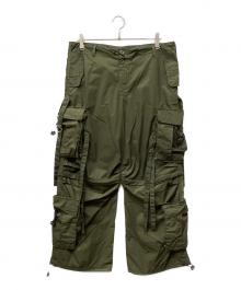 GS THE ULTIMATE EXPERIENCE（ジーエス ジ アルティメイト エクスペリエンス）の古着「テクノカーゴパンツ」｜オリーブ