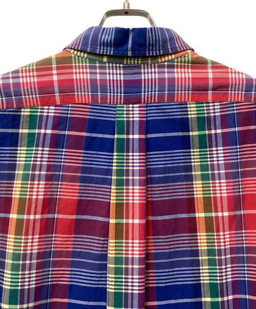 RALPH LAUREN（ラルフローレン）RALPH LAUREN (ラルフローレン) マドラスチェックシャツ ネイビー サイズ:ＸＸＬの古着・服飾アイテム