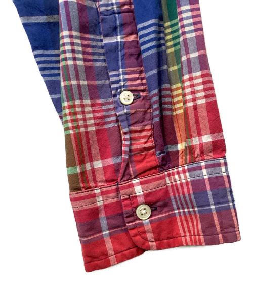RALPH LAUREN（ラルフローレン）RALPH LAUREN (ラルフローレン) マドラスチェックシャツ ネイビー サイズ:ＸＸＬの古着・服飾アイテム