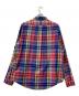 RALPH LAUREN (ラルフローレン) マドラスチェックシャツ ネイビー サイズ:ＸＸＬ：4000円