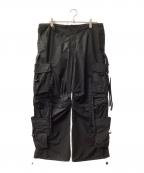 GS THE ULTIMATE EXPERIENCEジーエス ジ アルティメイト エクスペリエンス）の古着「テクノカーゴパンツ」｜ブラック