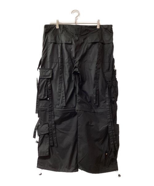GS THE ULTIMATE EXPERIENCE（ジーエス ジ アルティメイト エクスペリエンス）GS THE ULTIMATE EXPERIENCE (ジーエス ジ アルティメイト エクスペリエンス) テクノカーゴパンツ ブラック サイズ:Ｌの古着・服飾アイテム