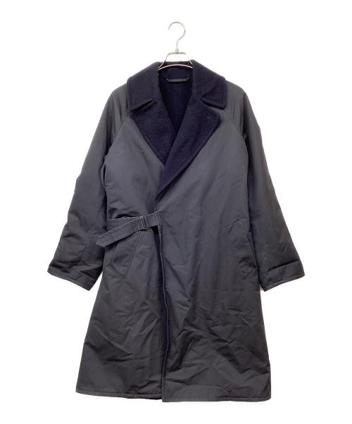 COMOLI（コモリ）COMOLI (コモリ) ウールナッピングタイロッケンコート ネイビー サイズ:2の古着・服飾アイテム