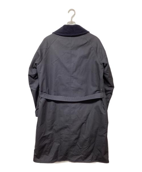 COMOLI（コモリ）COMOLI (コモリ) ウールナッピングタイロッケンコート ネイビー サイズ:2の古着・服飾アイテム