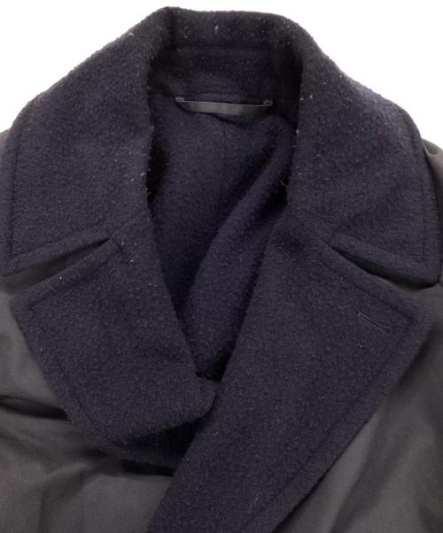 COMOLI（コモリ）COMOLI (コモリ) ウールナッピングタイロッケンコート ネイビー サイズ:2の古着・服飾アイテム