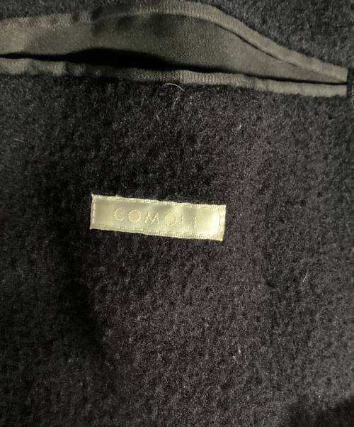 COMOLI（コモリ）COMOLI (コモリ) ウールナッピングタイロッケンコート ネイビー サイズ:2の古着・服飾アイテム