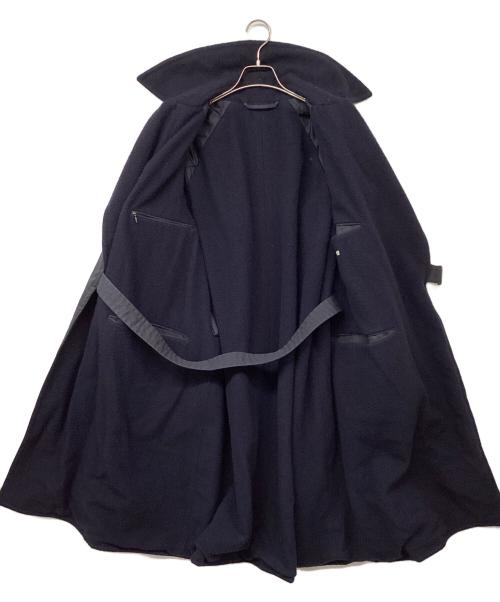 COMOLI（コモリ）COMOLI (コモリ) ウールナッピングタイロッケンコート ネイビー サイズ:2の古着・服飾アイテム