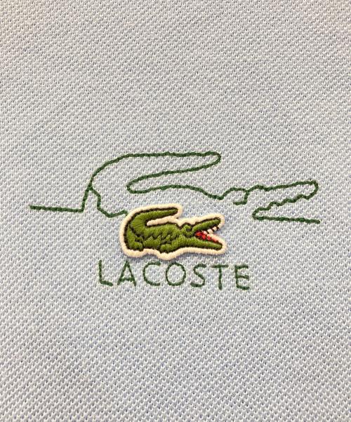 LACOSTE（ラコステ）LACOSTE (ラコステ) ポロシャツ ブルー×グリーン サイズ:Lの古着・服飾アイテム