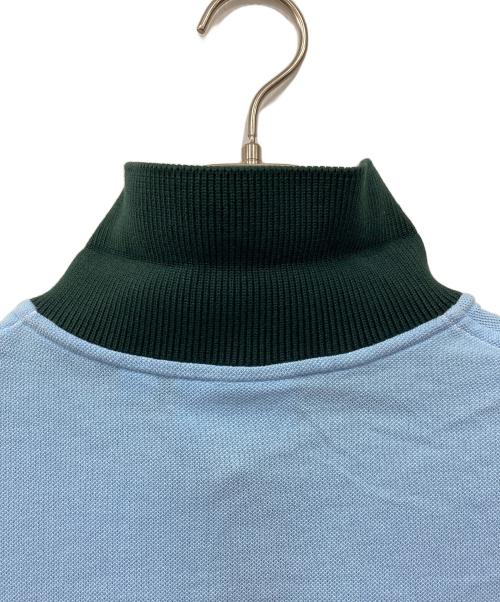 LACOSTE（ラコステ）LACOSTE (ラコステ) ポロシャツ ブルー×グリーン サイズ:Lの古着・服飾アイテム