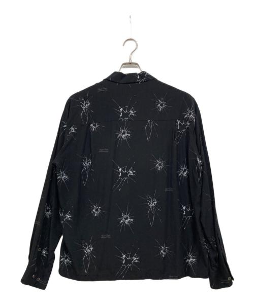 UNDERCOVER（アンダーカバー）UNDERCOVER (アンダーカバー) テンセルオープンカラーシャツ ブラック サイズ:3の古着・服飾アイテム