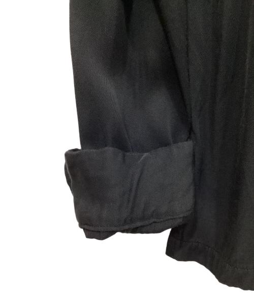 COLIMBO（コリンボ）COLIMBO (コリンボ) レーヨン オープンカラーシャツ ブラック サイズ:17の古着・服飾アイテム