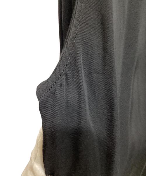 COLIMBO（コリンボ）COLIMBO (コリンボ) レーヨン オープンカラーシャツ ブラック サイズ:17の古着・服飾アイテム