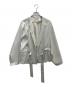 BEIGE（ベイジ）の古着「MARIE ノーカラージャケット」｜ホワイト
