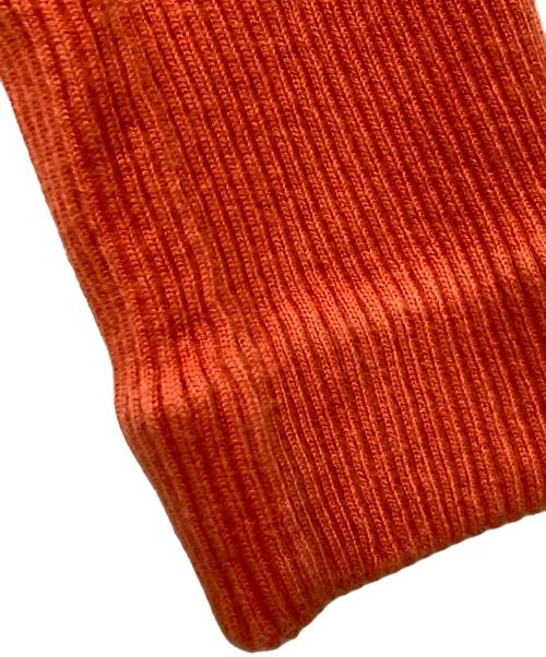 AURALEE（オーラリー）AURALEE (オーラリー) GIZA HIGH GAUGE RIB KNIT POLO オレンジ サイズ:1の古着・服飾アイテム