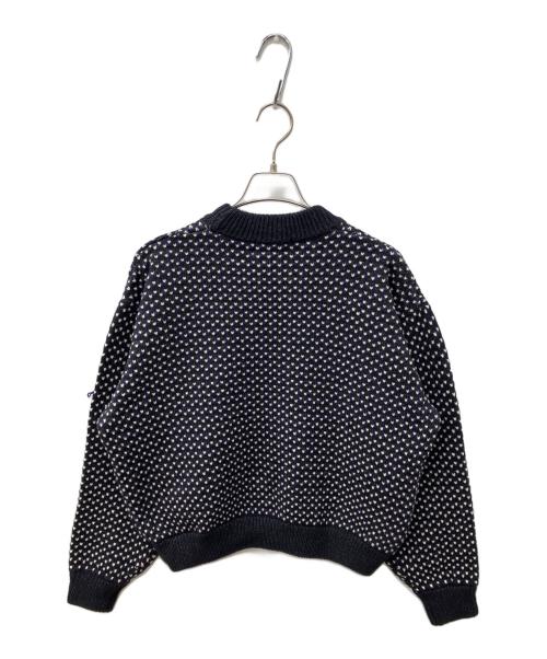 L.L.Bean（エルエルビーン）L.L.Bean (エルエルビーン) Wayne バーズアイ ニット グレー サイズ:REG MEDIUMの古着・服飾アイテム