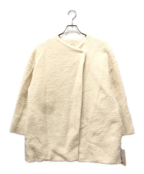 DES PRES（デ プレ）DES PRES (デ プレ) アルパカシルク ショートコート アイボリー サイズ:F 未使用品の古着・服飾アイテム