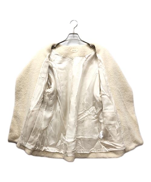 DES PRES（デ プレ）DES PRES (デ プレ) アルパカシルク ショートコート アイボリー サイズ:F 未使用品の古着・服飾アイテム