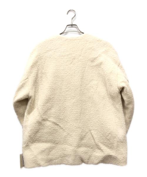DES PRES（デ プレ）DES PRES (デ プレ) アルパカシルク ショートコート アイボリー サイズ:F 未使用品の古着・服飾アイテム