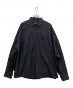 DRIES VAN NOTENドリスヴァンノッテン）の古着「CASIA BIS オーバーサイズシャツ」｜ブラック