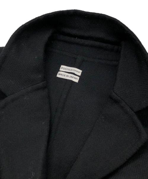 POSTELEGANT（ポステレガント）POSTELEGANT (ポステレガント) ベルト付ウールジャケット ブラック サイズ:38の古着・服飾アイテム