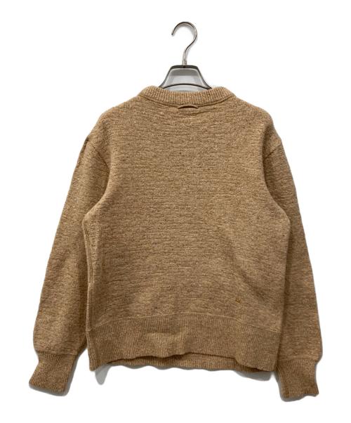 45R（フォーティファイブ・アール）45R (フォーティファイブ・アール) カラーネップモックネックニット ベージュ サイズ:Freeの古着・服飾アイテム