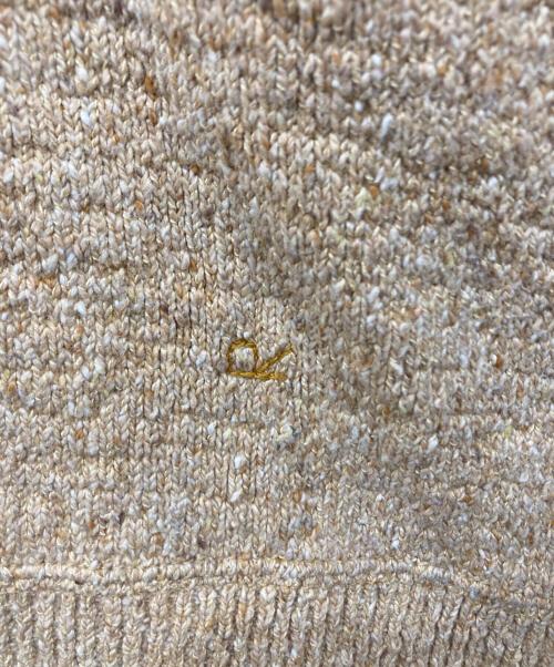 45R（フォーティファイブ・アール）45R (フォーティファイブ・アール) カラーネップモックネックニット ベージュ サイズ:Freeの古着・服飾アイテム