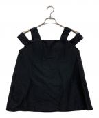 KEINA RITAケイナ リタ）の古着「Ribbon Strap Top/リボンストラップトップ」｜ブラック