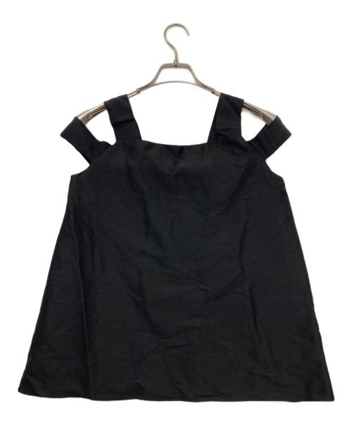 KEINA RITA（ケイナ リタ）KEINA RITA (ケイナ リタ) Ribbon Strap Top/リボンストラップトップ ブラック サイズ:36の古着・服飾アイテム