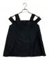 KEINA RITA（ケイナ リタ）の古着「Ribbon Strap Top/リボンストラップトップ」｜ブラック