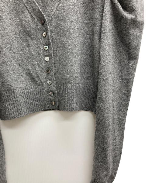 cygne（シーニュ）cygne (シーニュ) ハートカーディガン グレー サイズ:記載なしの古着・服飾アイテム
