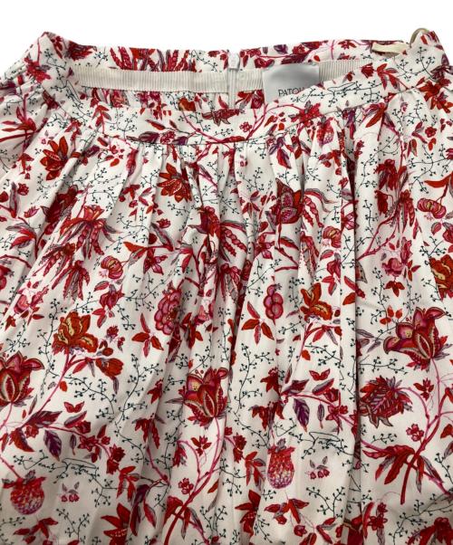 patou（パトゥ）patou (パトゥ) 花柄バルーンスカート レッド サイズ:34の古着・服飾アイテム